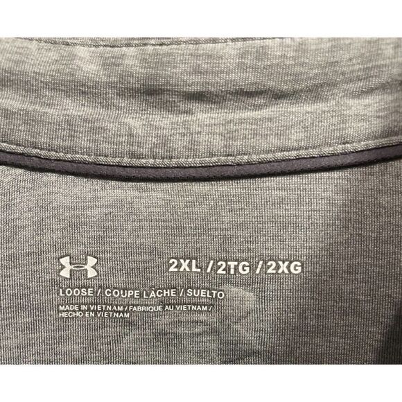 Under Armour Men's Grey Long Sleeve Loose Fit Shirt 2XL - Picture 3 of 3